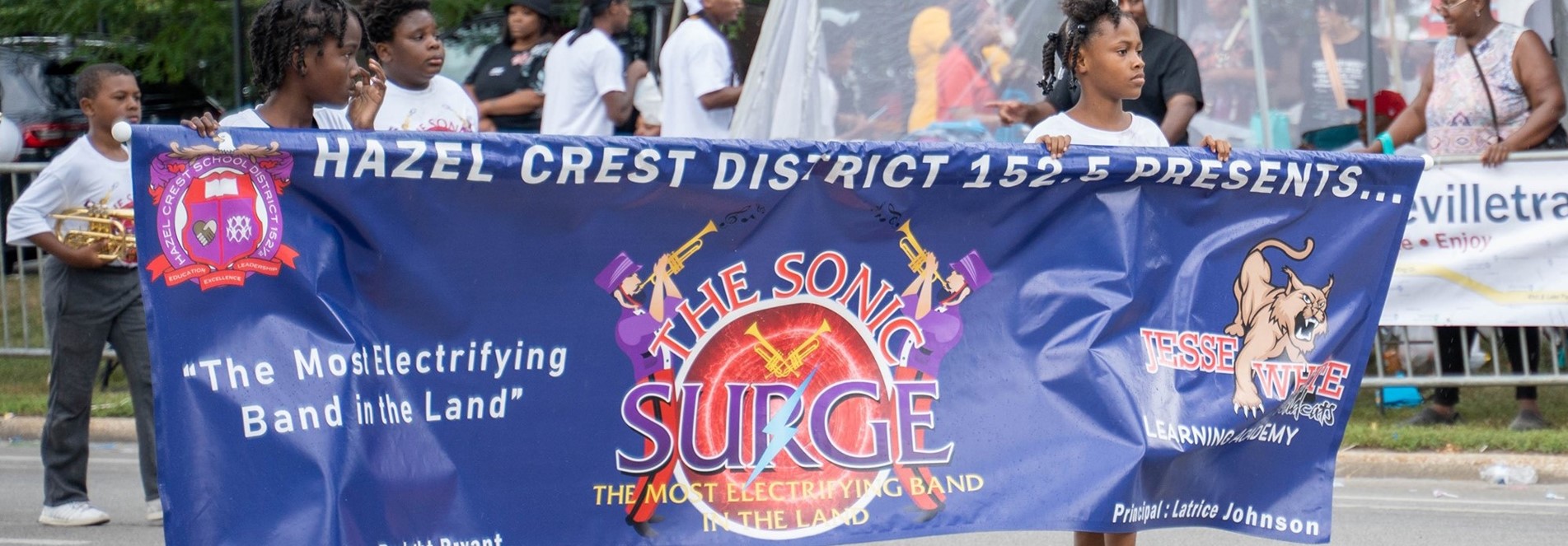 Our very own Sonic Surge Band at the 93rd Bud Billiken Parade